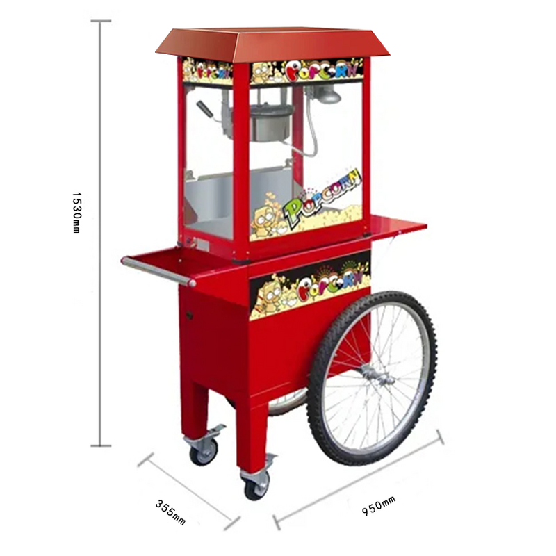 Popcorn Machine - Manufacturer - Wholesale Commercial Industrial with Cart Electric