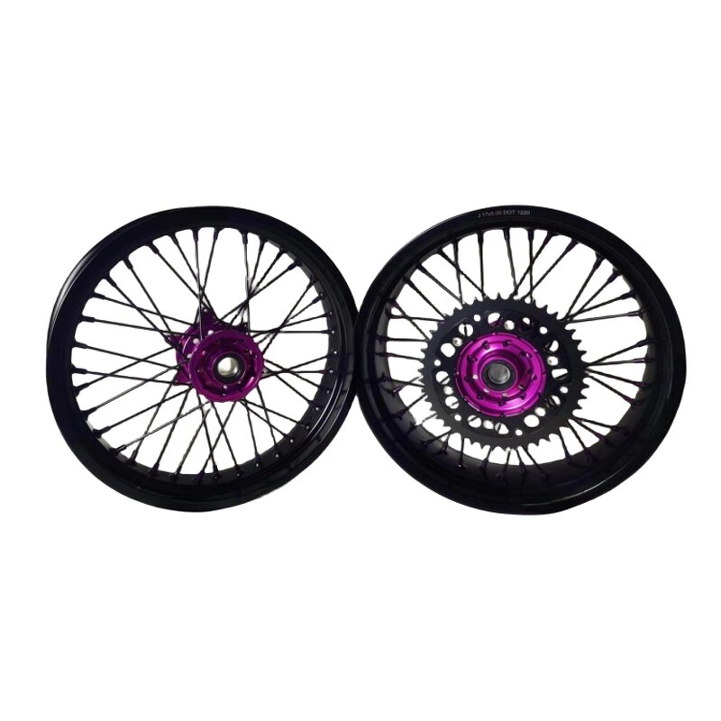 Supermoto Wheels Set - Manufacturer - 17" Aluminum Alloy Gas Gas EC250 300 MC250F