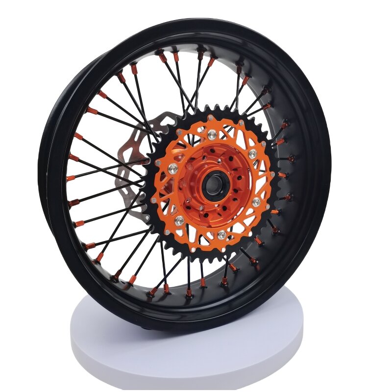 Supermoto Wheels Rims Set - Manufacturer - 17" Aluminum Alloy KTM 125-530cc EXC SXF