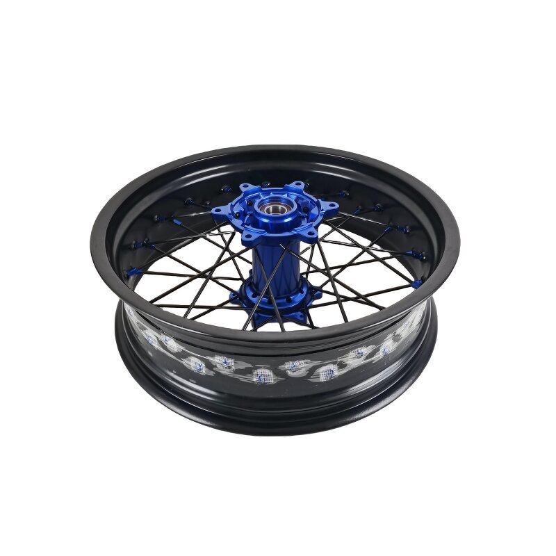 Supermoto Motorcycle Wheels - Manufacturer - 17-3.5/4.5 36 Spoke DOT Certified Alloy