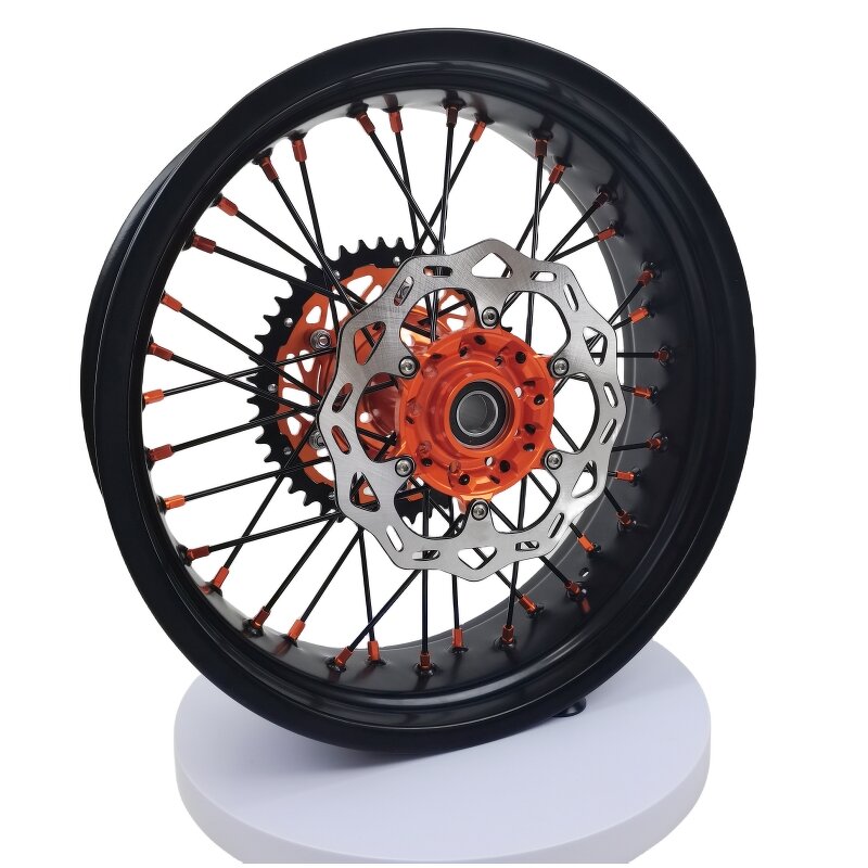 Supermoto Wheels Rims Set - Manufacturer - 17" Aluminum Alloy KTM 125-530cc EXC SXF