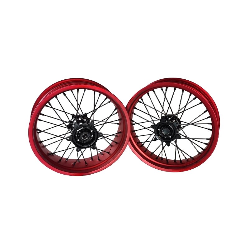 Supermoto Wheels Set - Manufacturer - 17 Inch Aluminum Alloy Gas Gas EC250 300 2021-2023