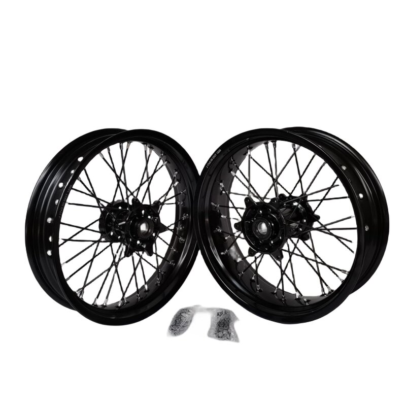 Supermoto Wheels Set - Manufacturer - 17" Aluminum Alloy Gas Gas EC250 300 MC250F