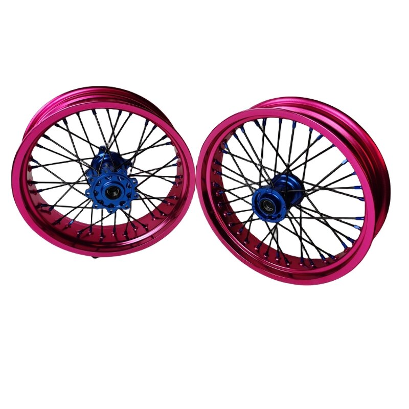 Supermoto Wheels Set - Manufacturer - 17-3.5/17-4.5 Aluminum Alloy KTM EXC SXF