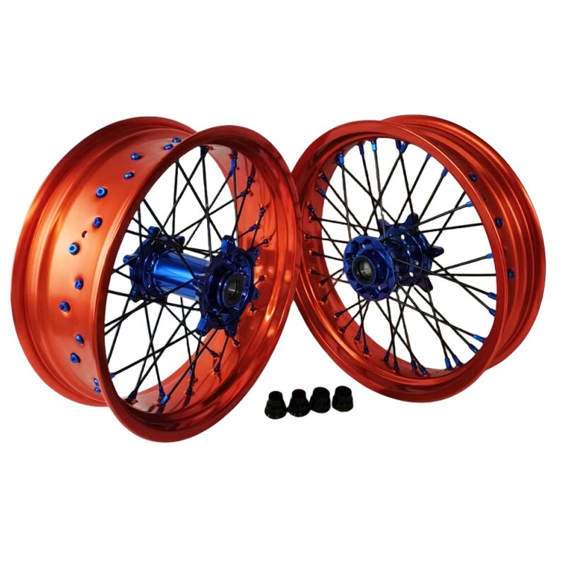 Supermoto Wheels Set - Manufacturer - 17" Aluminum Alloy KTM 125-530cc EXC SXF