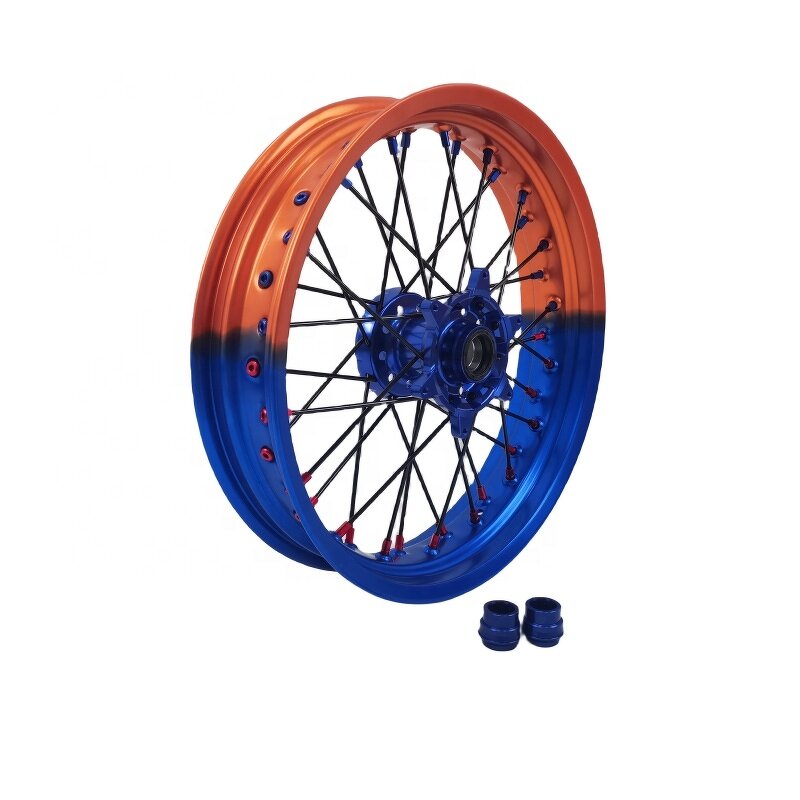Supermoto Motorcycle Wheels - Manufacturer - 17 Inch 36 Spoke 3.5/5.0 Aluminum Alloy