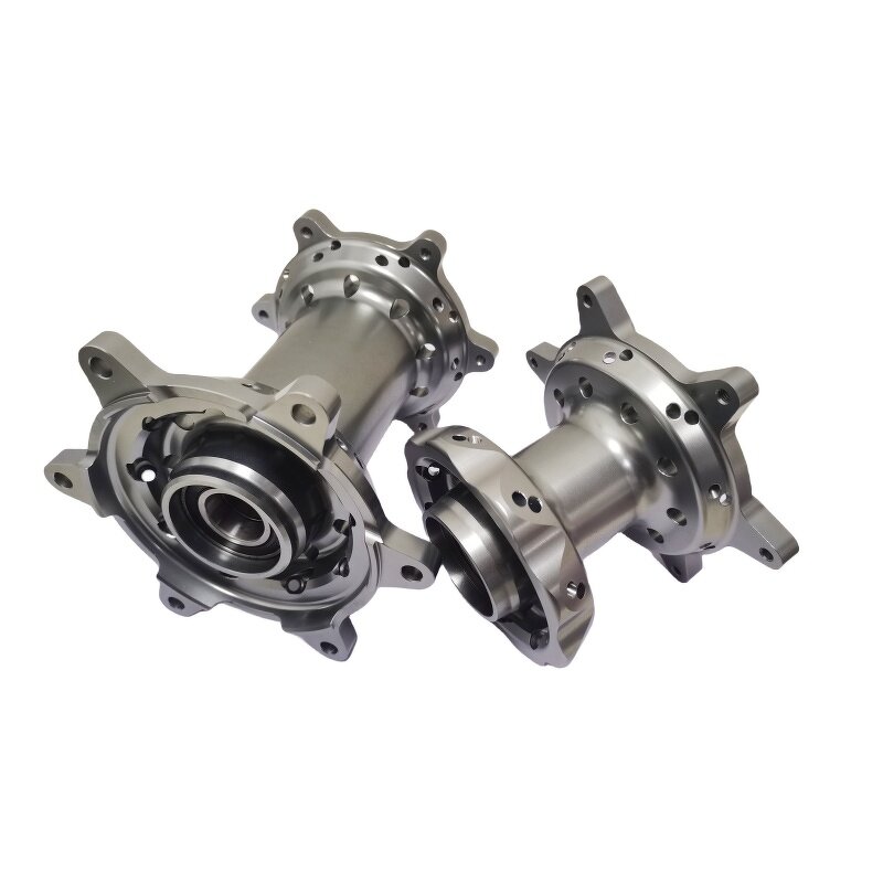 Motorcycle Wheel Hubs Set - Manufacturer - 6061 Aluminum Alloy TC 85 SX85 Silver