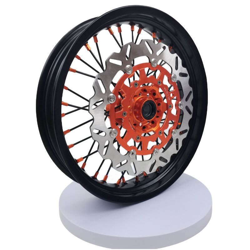 Supermoto Wheels Rims Set - Manufacturer - 17" Aluminum Alloy KTM 125-530cc EXC SXF