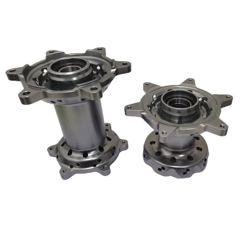 Motorcycle Wheel Hubs Set - Manufacturer - 6061 Aluminum Alloy TC 85 SX85 Silver