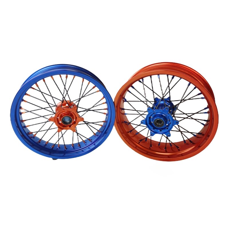 Supermoto Wheels Set - Manufacturer - 17-3.5/17-4.5 Aluminum Alloy KTM EXC SXF