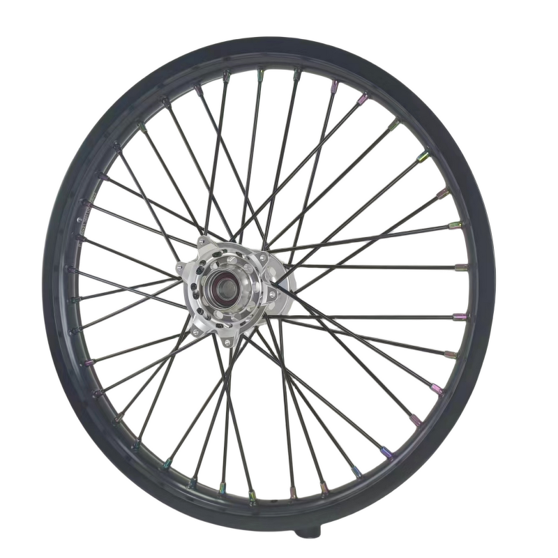 Dirt Bike Wheel Rim Set - Manufacturer - KTM 125 250 EXC SX 2003-2023 Cast Silver