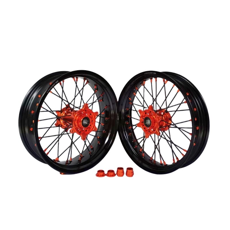 Supermoto Wheels Set - Manufacturer - 17" Aluminum Alloy KTM 125-530cc EXC SXF