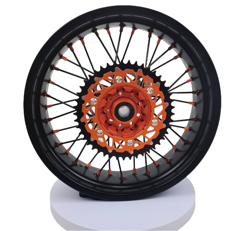 Supermoto Wheels Set - Manufacturer - 17x3.5/17*4.5 KTM EXC SXF 2003-2025 Aluminum