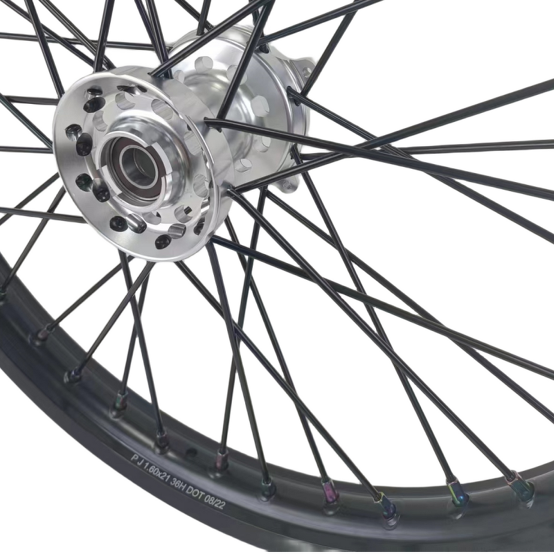 Motorcycle Wheel Rim Set - Manufacturer - KTM 125 250 EXC SX 2003-2023 CNC Silver