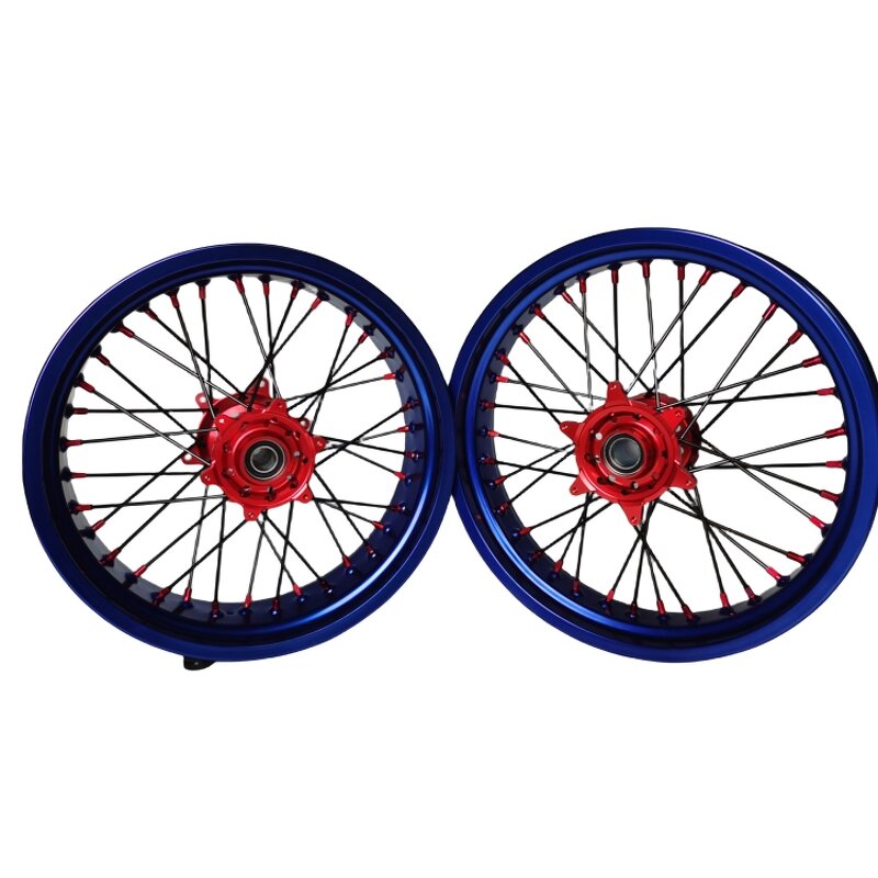 Supermoto Wheels Set - Manufacturer - 17 Inch Aluminum Alloy Gas Gas EC250 300 2021-2023