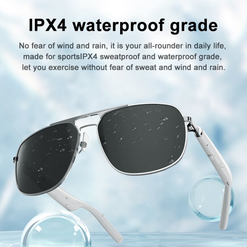 Smart Glasses Manufacturer - G01 UV400 TAC HD Voice Assistant with Camera IPX4 Sport Polarized