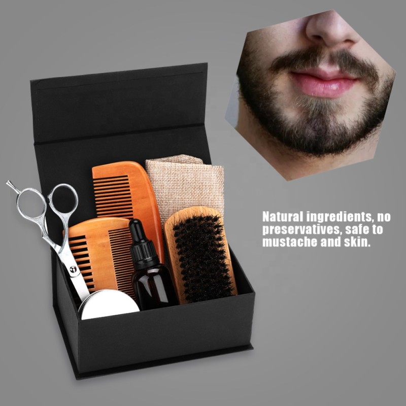 Beard Care Products Manufacturer - Private Label Wooden Grooming Kit Hot Sale