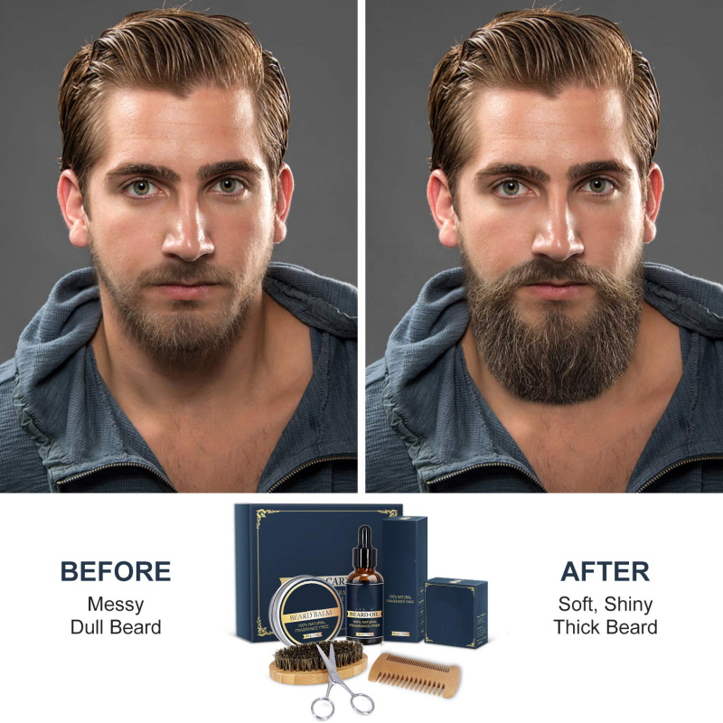 Beard Balm Manufacturer - Private Label Organic Beard Grooming Care Kit