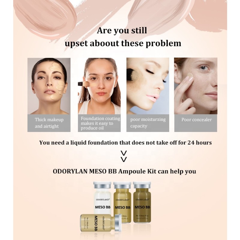 Semi Permanent Makeup Supplier - OEM BB Cream Ampoule Kit Beauty SPA Serum