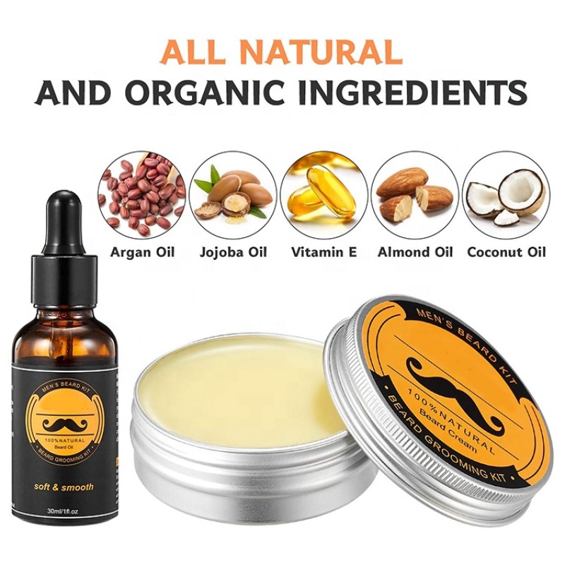 Beard Care Products Manufacturer - Private Label Wooden Grooming Kit Hot Sale