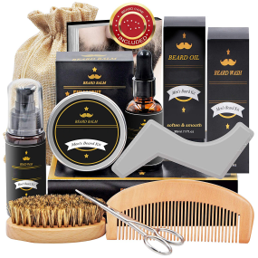 Professional Beard Kit Factory - OEM Organic Beard Oil Growth Care Set