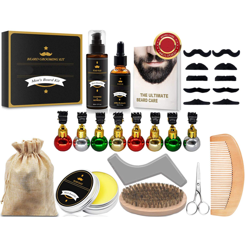 Professional Beard Kit Factory - OEM Organic Beard Oil Growth Care Set