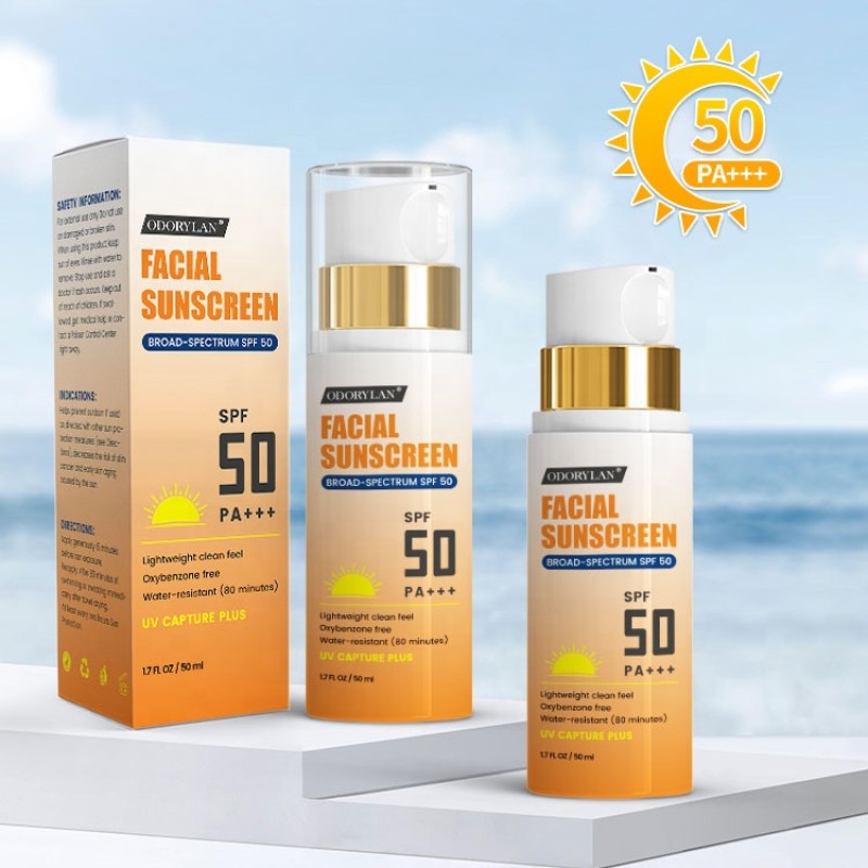 Sunscreen Cream Manufacturer - Private Label Waterproof SPF 50 Face Protection