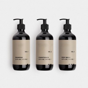 Shampoo Set Supplier - Private Label Natural Herbal Hotel Shampoo Conditioner