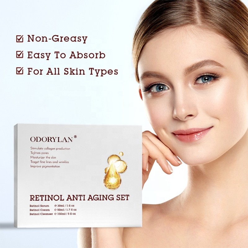 Skin Care Set Factory - Wholesale Facial Cleanser Essence Cream Vitamin C