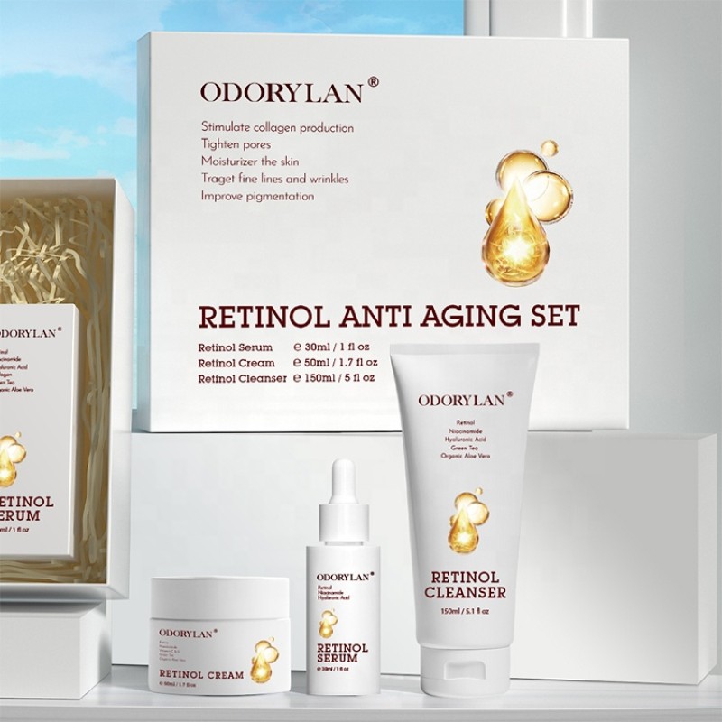 Skin Care Set Factory - Wholesale Facial Cleanser Essence Cream Vitamin C