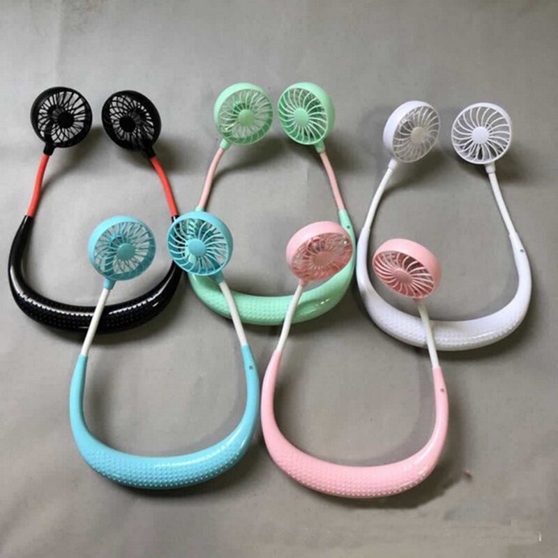 Neck Fan - Manufacturer - Portable Summer Sport Hands Free Negative Pressure Mini