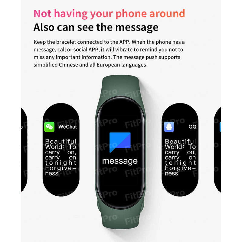 M7 Smartwatch - Manufacturer - 2024 Custom Global Version Sport Fitness Bracelet