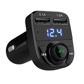 FM Transmitter Car Kit - Manufacturer - BT5.0 Dual USB Charger Handsfree Player X88