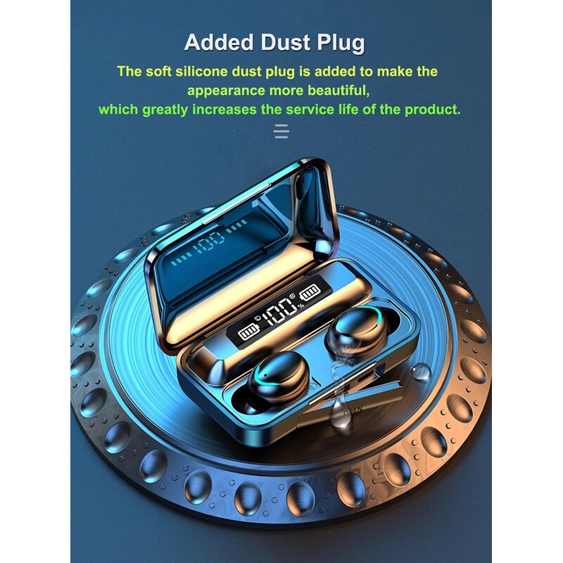 F9 5c TWS Earbuds - Manufacturer - True Wireless Gaming Powerbank Headphone