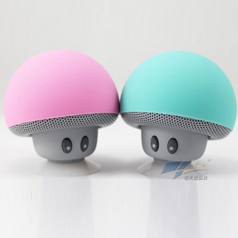 Mini Mushroom Speaker - Manufacturer - Cute Portable Wireless Sucker Cup Music