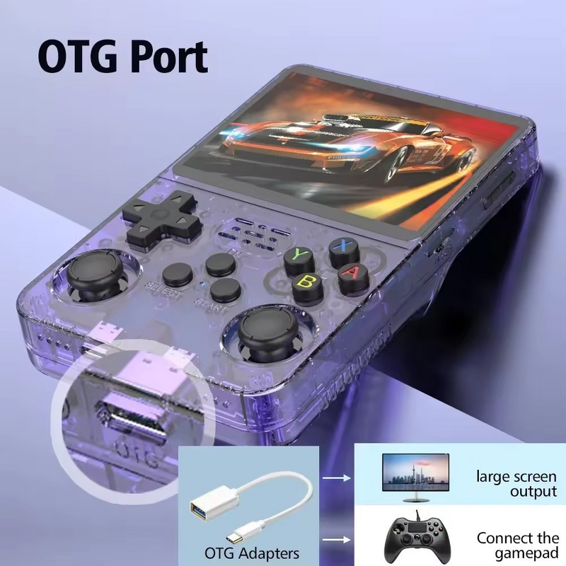 R36S Mini Game Console - Manufacturer - 64 Bit 3000MAH 21 Simulators 3D Games