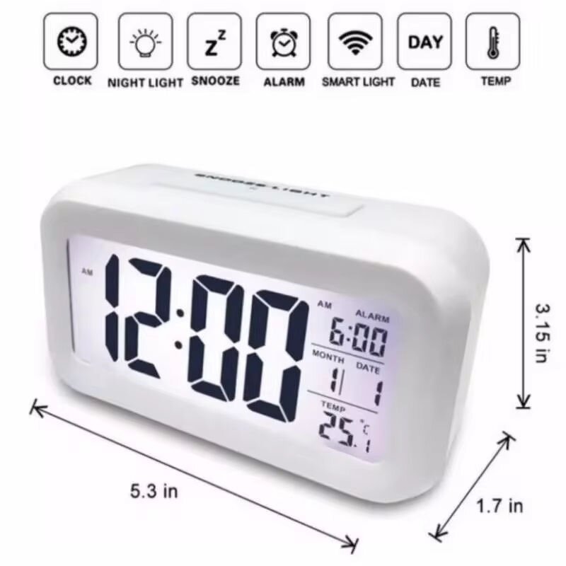 JY-A0720 Student Alarm Clock - Manufacturer - Light Control Electronic Gifts Factory