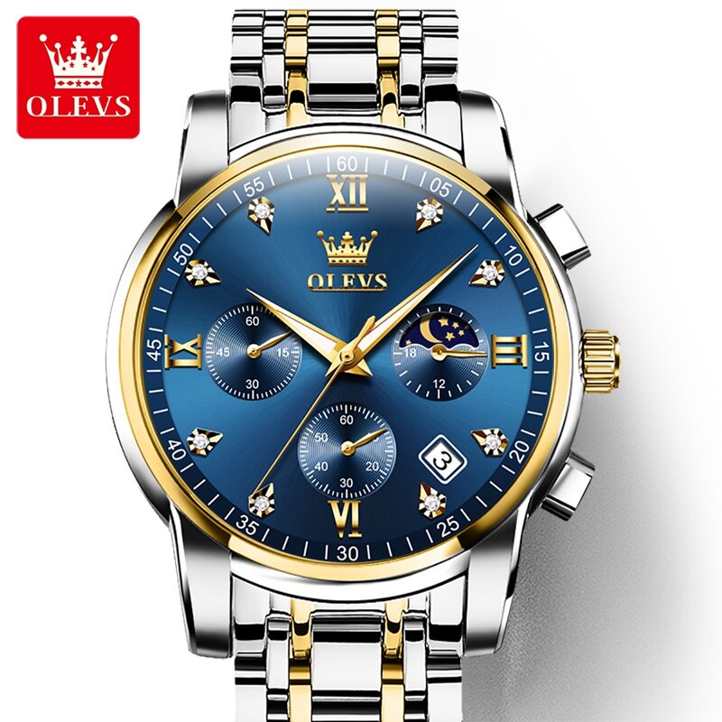 OELVS 2858 Mens Watch - Manufacturer - Original Sport Custom Luxury Waterproof Quartz