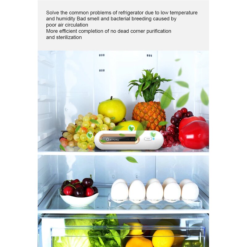 M9 Fridge Deodorant - Manufacturer - Rechargeable Refrigerator Inhibiting Bacteria