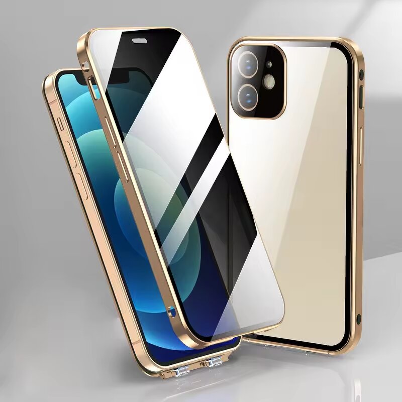 Privacy Phone Case - Manufacturer - Anti Spy Magnetic Double Sided Glass iPhone 11-14