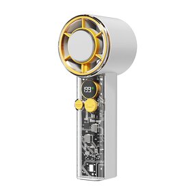 F03 Mini Handheld Fan - Manufacturer - High Speed Rechargeable Digital Display