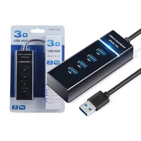 USB-C to USB 3.0 Hub - Manufacturer - 4 Port Adapter Support Computer Applied
