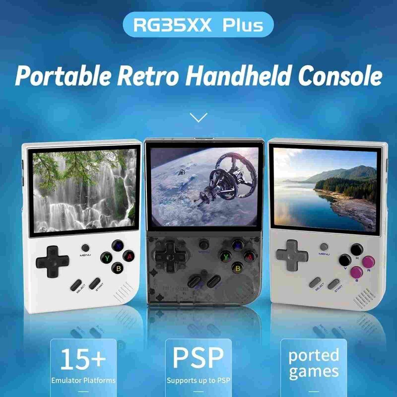 RG35XX Plus Game Console - Manufacturer - 3.5inch IPS Linux HD-M-I TV Output
