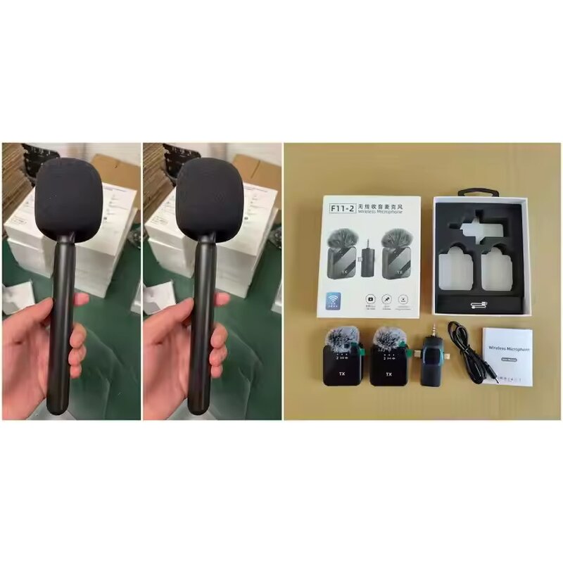 F11-2 F15 Wireless Mic - Manufacturer - 3 in 1 HandsFree Street Interview Mobile