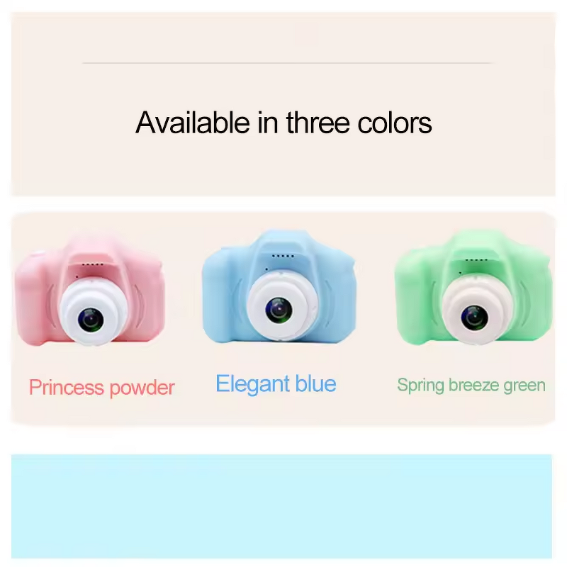 X2 Cartoon Kids Camera - Manufacturer - 1080P HD Mini DSLR Birthday Photography
