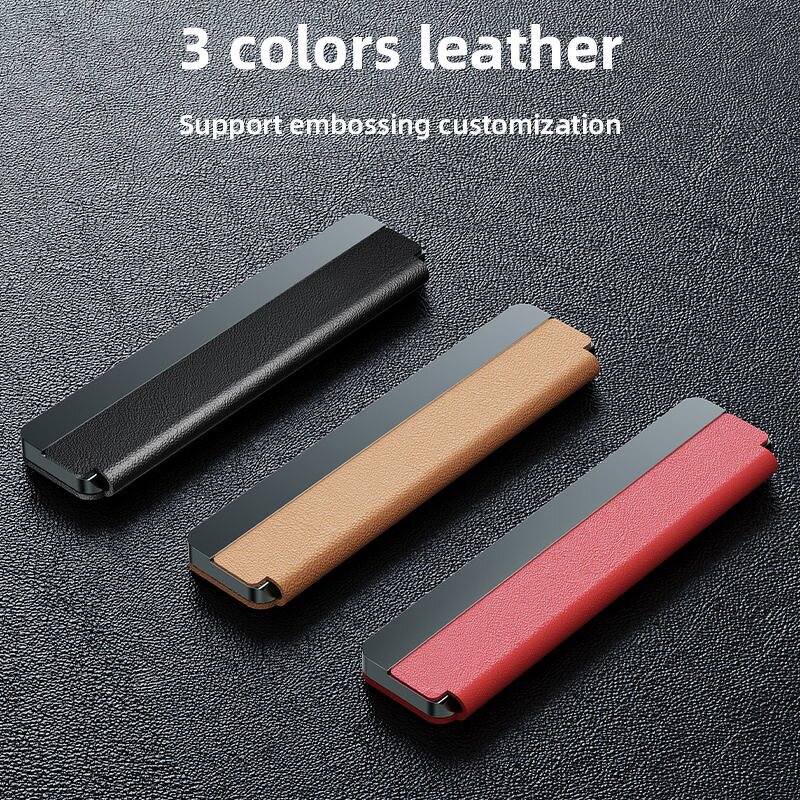 Parking Plate Manufacturer - Premium Luxury Leather & Alloy Car Temporary Privacy Protected Mobile Number Display