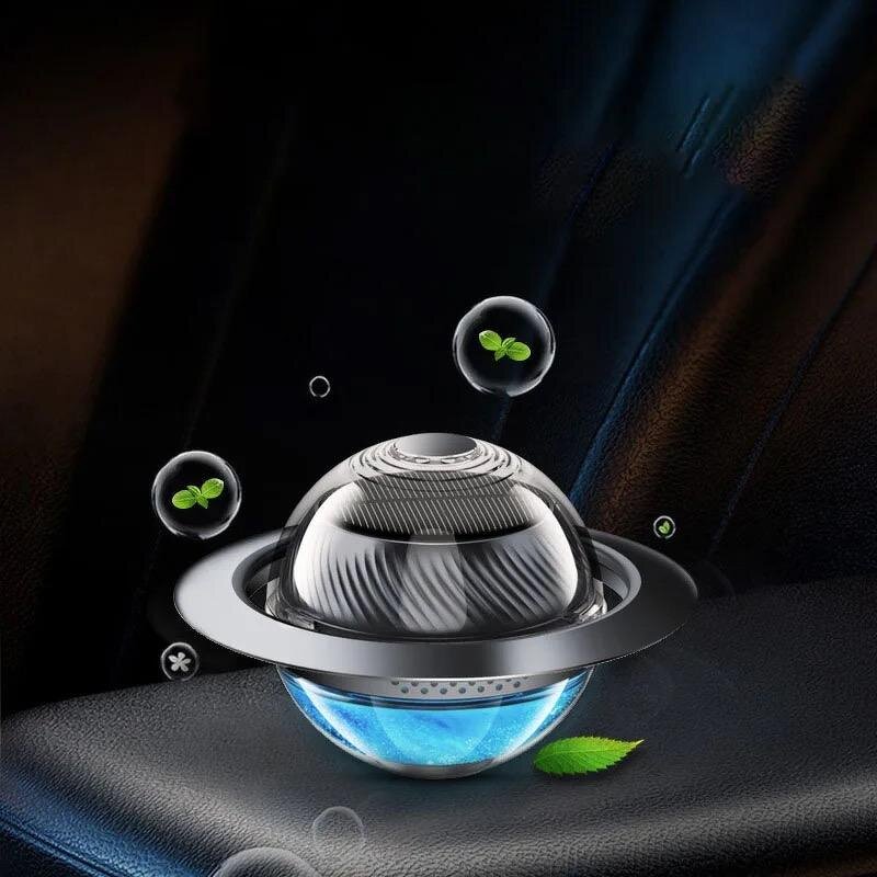 Car Decoration Manufacturer - Solar Powered Rotating Planet with Long Lasting Aromatherapy Fragrance