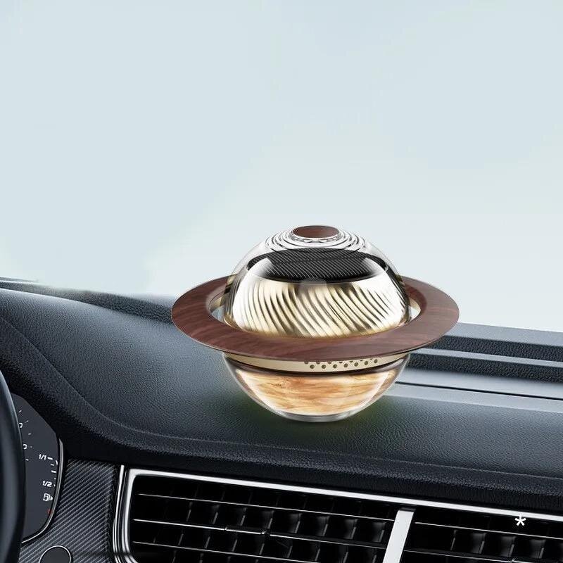 Car Decoration Manufacturer - Solar Powered Rotating Planet with Long Lasting Aromatherapy Fragrance