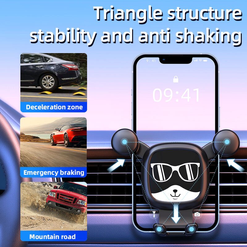 Car Phone Holder Manufacturer - Alloy Auto Mount Gravity-Based Air Vent Universal Secure Hands-Free