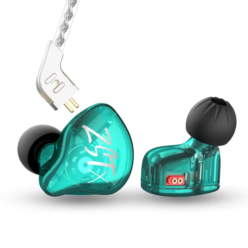Earphones Manufacturer - New KZ ZST X 1BA 1DD Hybrid HIFI In-ear Bass Sport Noise Cancelling Updated Version